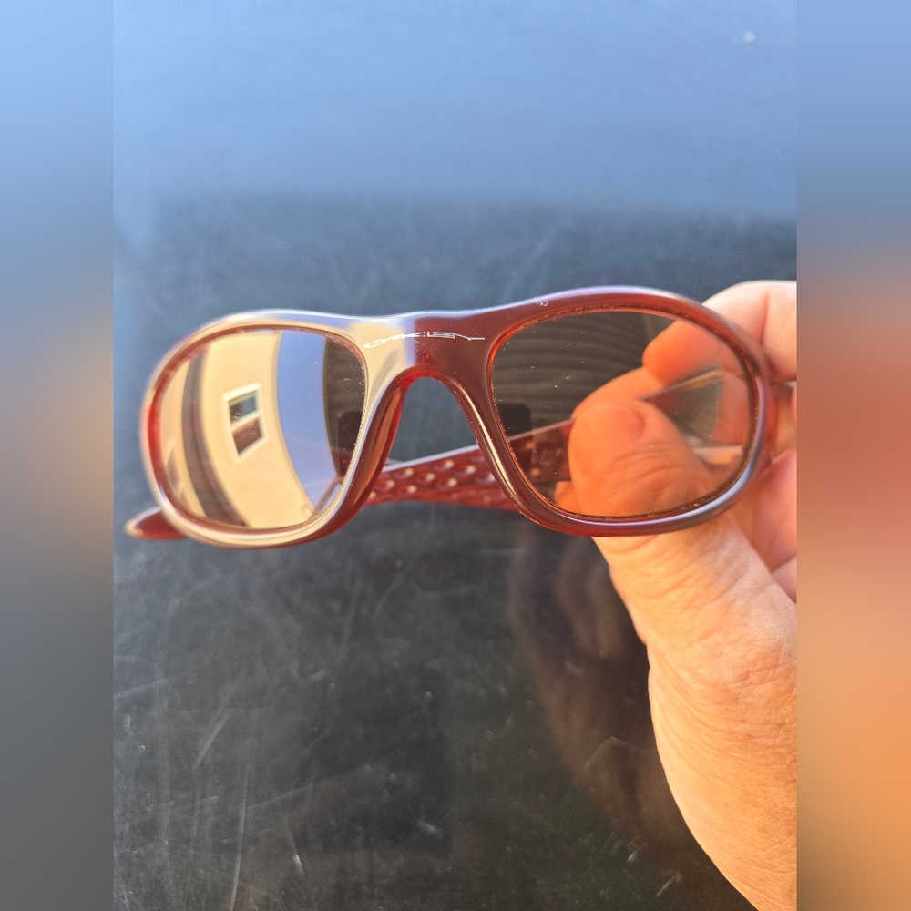 OAKLEY VINTAGE XTEN BOOTBEER CLEAR SUNGLASSES